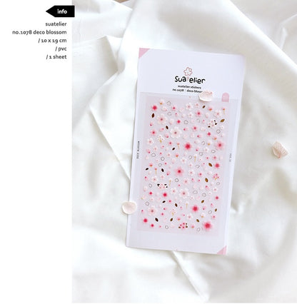 Suatelier Stickers No.1078 - Deco Blossom