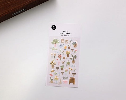 Suatelier Stickers No.1142 - Flower Cafe