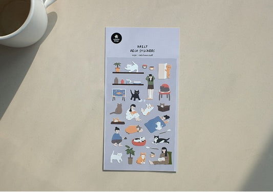 Suatelier Stickers No.1150 - Cats Have Staff