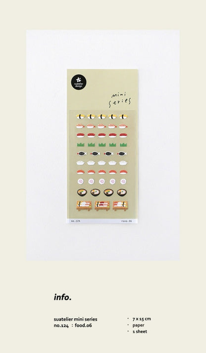 Suatelier Stickers No.124 - Food 06