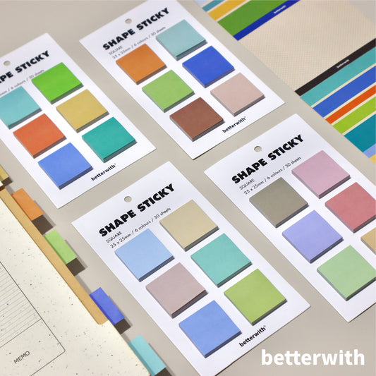 Betterwith Multicolor Sticky Notes