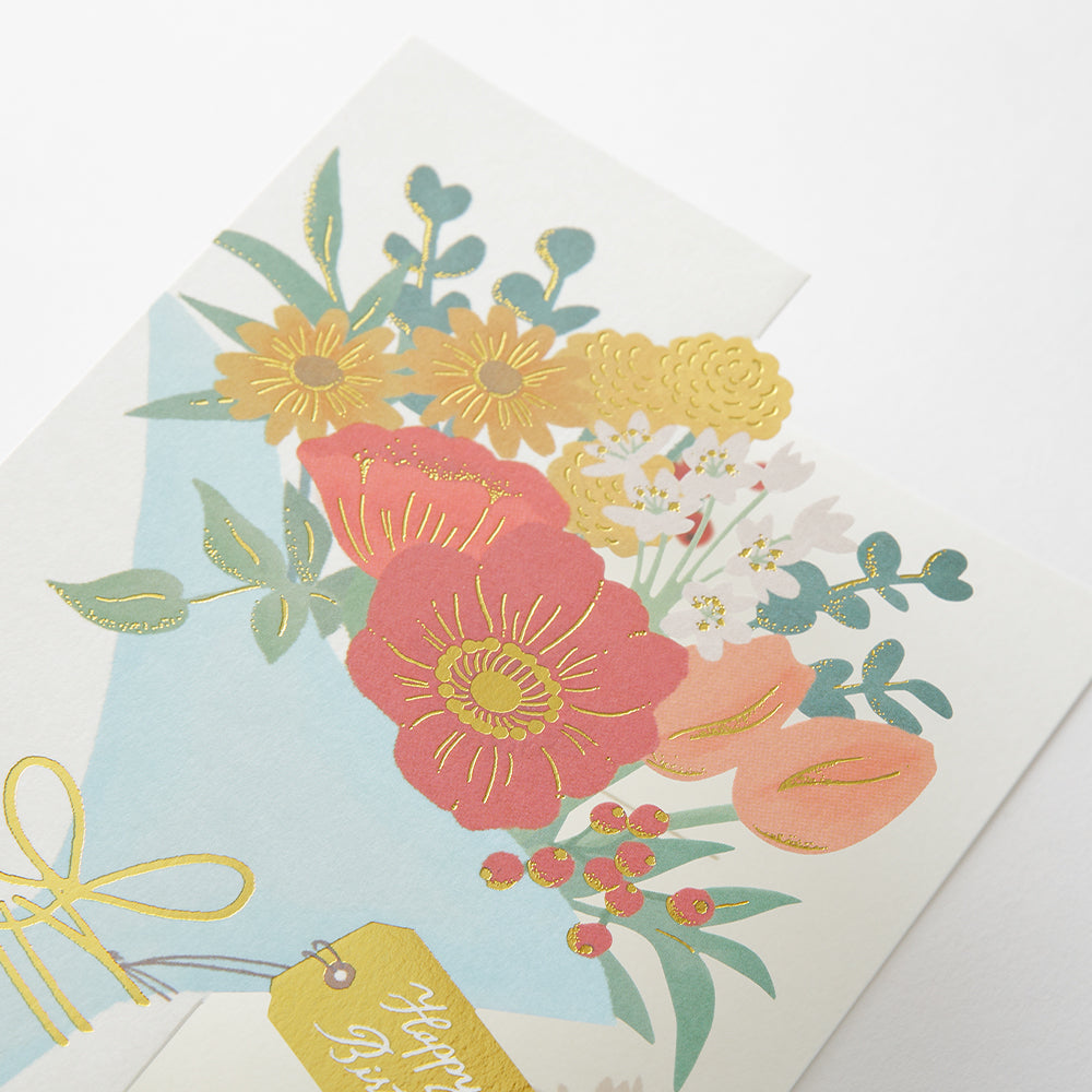 Midori Greeting Card - Birthday - Bouquet