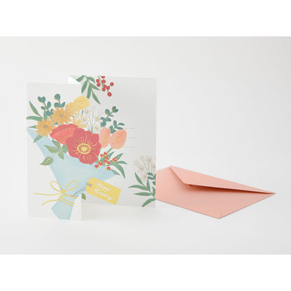 Midori Greeting Card - Birthday - Bouquet