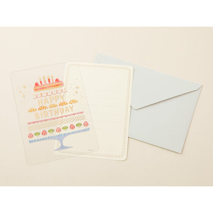 Midori Greeting Card - Birthday - Birthday Cake