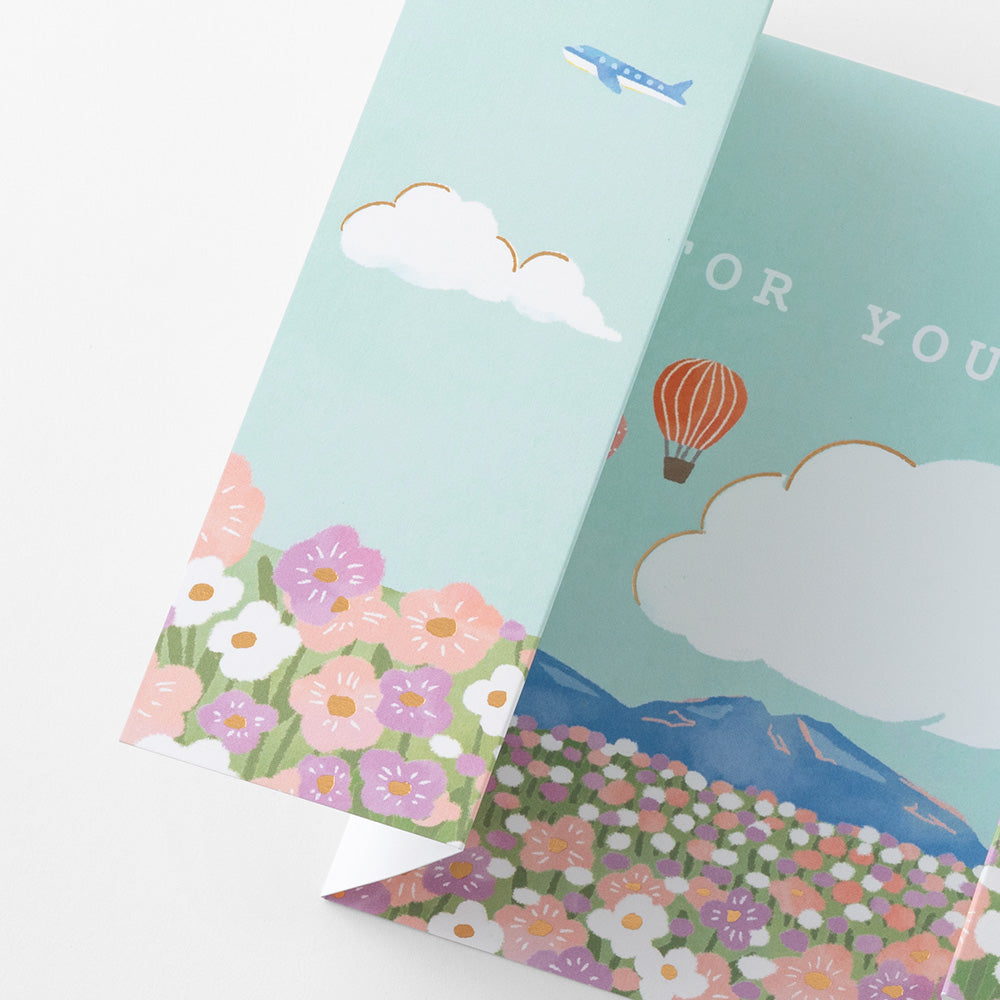 Midori Greeting Card - For You - Blue Sky