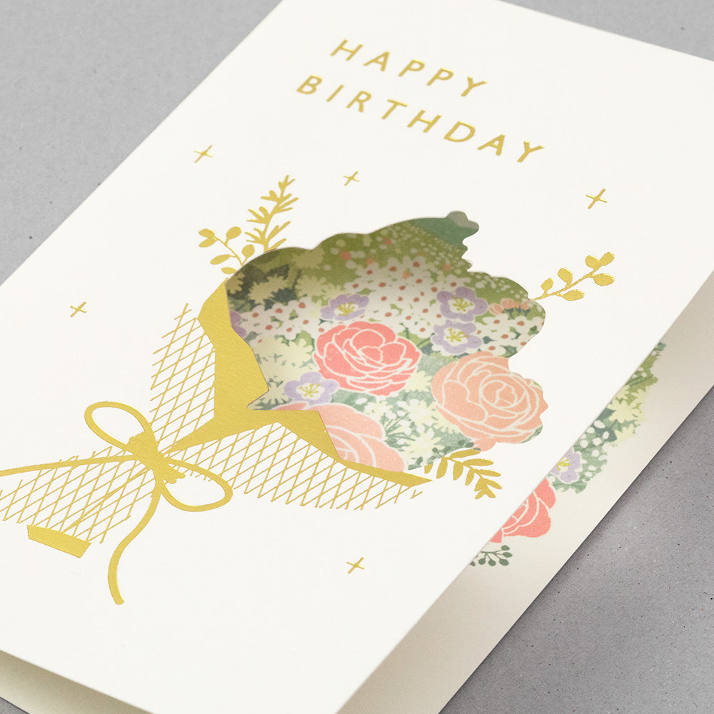 Midori Greeting Card - Birthday - Bouquet of Garden