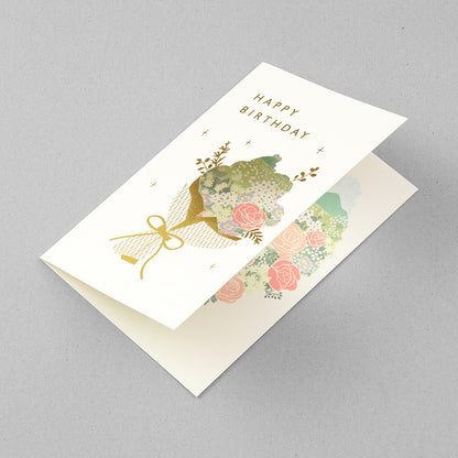 Midori Greeting Card - Birthday - Bouquet of Garden