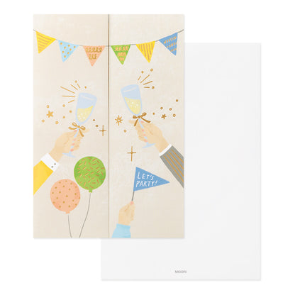 Midori Greeting Card - Birthday - Let's Celebrate