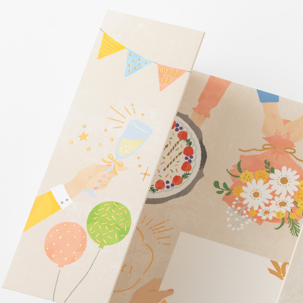 Midori Greeting Card - Birthday - Let's Celebrate