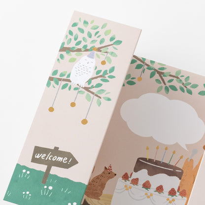 Midori Greeting Card - Birthday - Party in the Woods