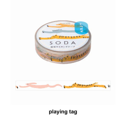 King Jim SODA Transparent Masking Tape 10mm