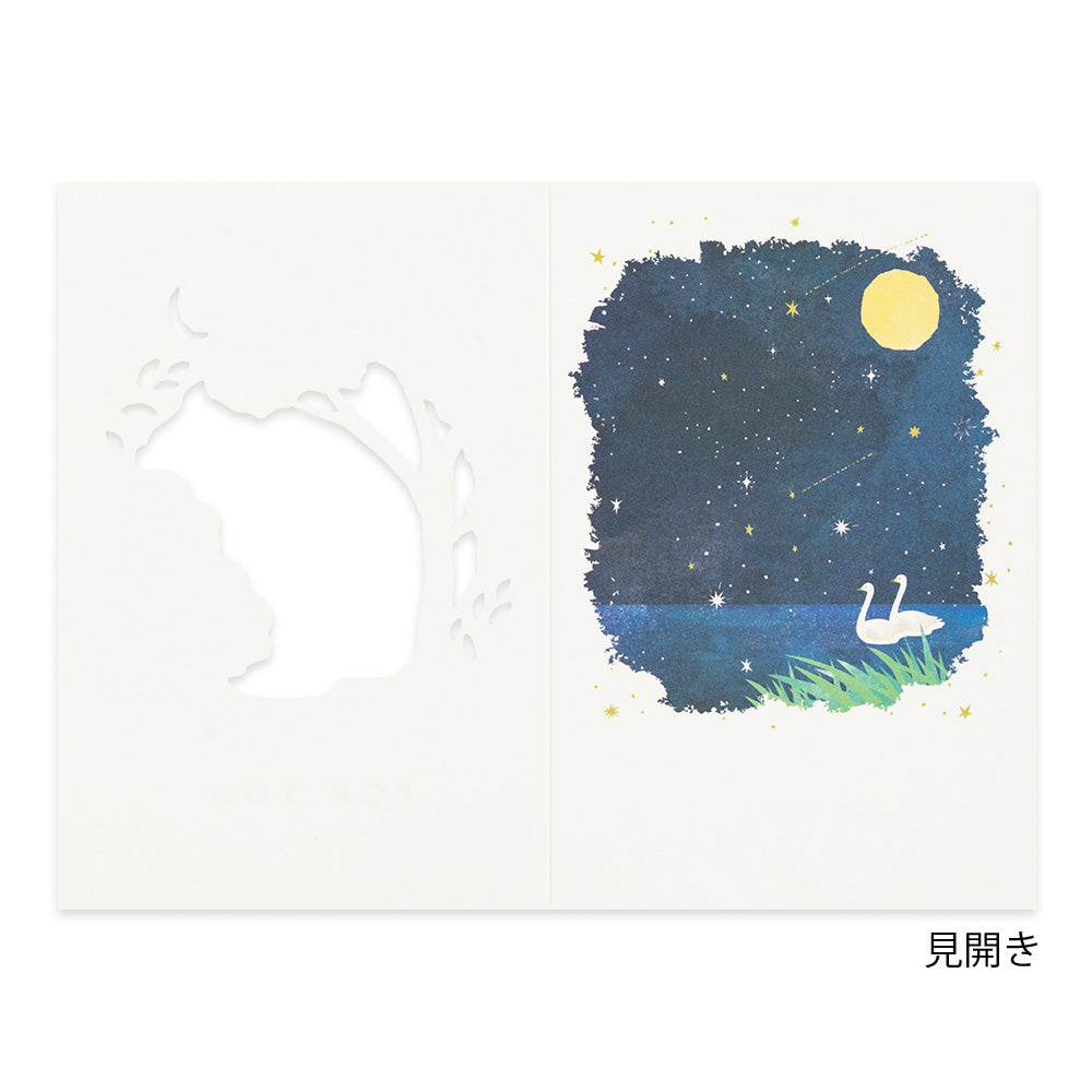 Midori Greeting Card - For You - Starry Sky