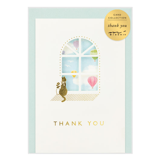 Midori Greeting Card - Thank You - Sunny Day