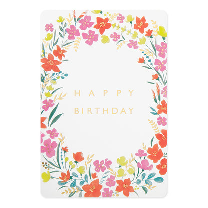 Midori Greeting Card - Birthday - Wreath