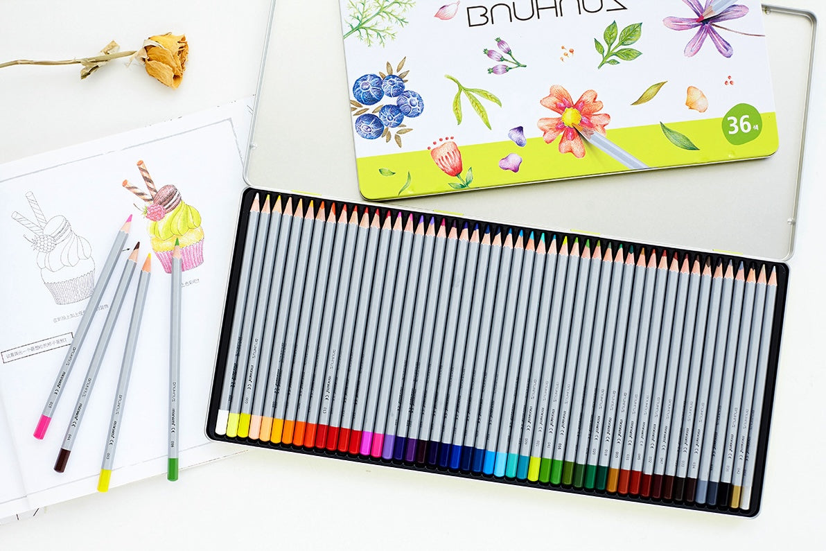 Monami Bauhaus Color Pencil 12/24/36/48 Colors Set