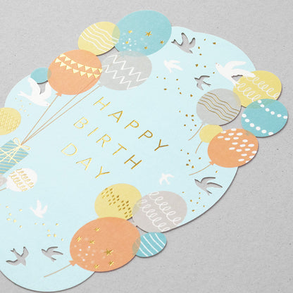 Midori Greeting Card - Birthday - Balloons