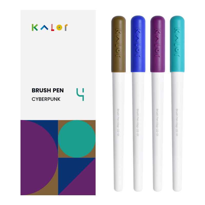 Kalor Brush Pen (4 Color Set)