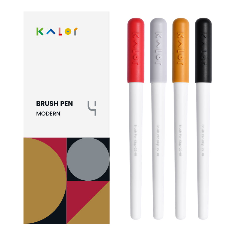 Kalor Brush Pen (4 Color Set)