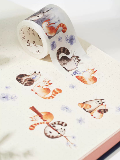 The Washi Tape Shop "Chonky Cat" Washi Tape Stickers Set