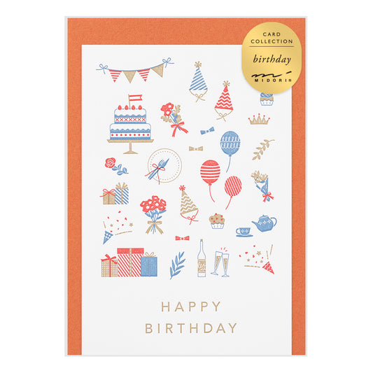 Midori Greeting Card - Birthday - Celebration