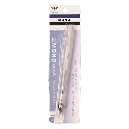 Tombow Mono Graph Mechanical Pencil Clear Color