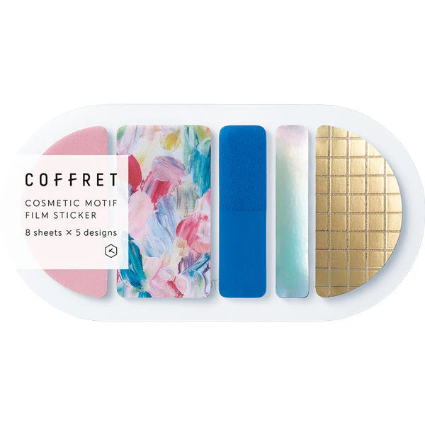 King Jim COFFRET Cosmetic Motif Film Stickers