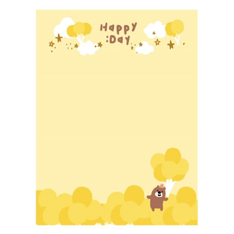 Bonito Memo Pads - Happy Day Bear