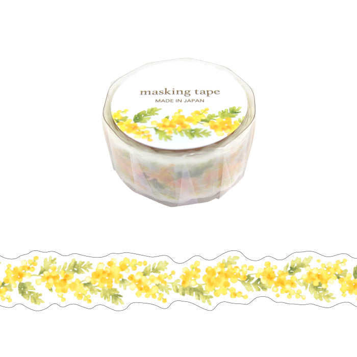 Mind Wave Palette Series Die Cut Masking Tape - Mimosa 18mm