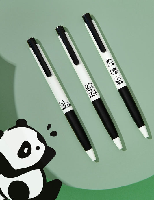 Kaco K7 Series - Panda Gel Pen 0.5mm (Set of 3)