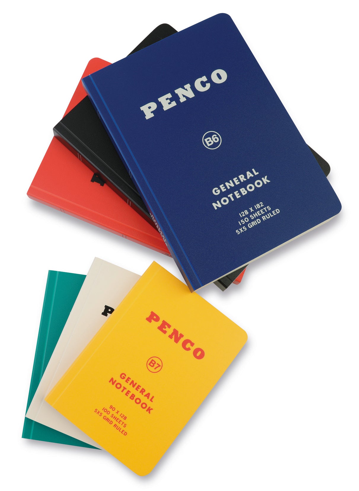 Penco Soft PP Notebook Grid B6