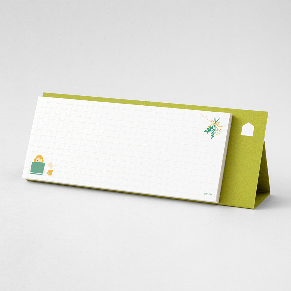 Midori Stand Memo Pad - Horizontal