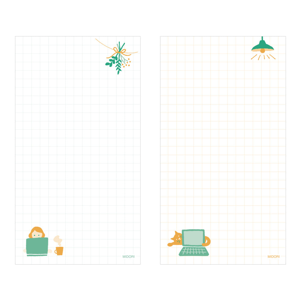 Midori Stand Memo Pad - Vertical