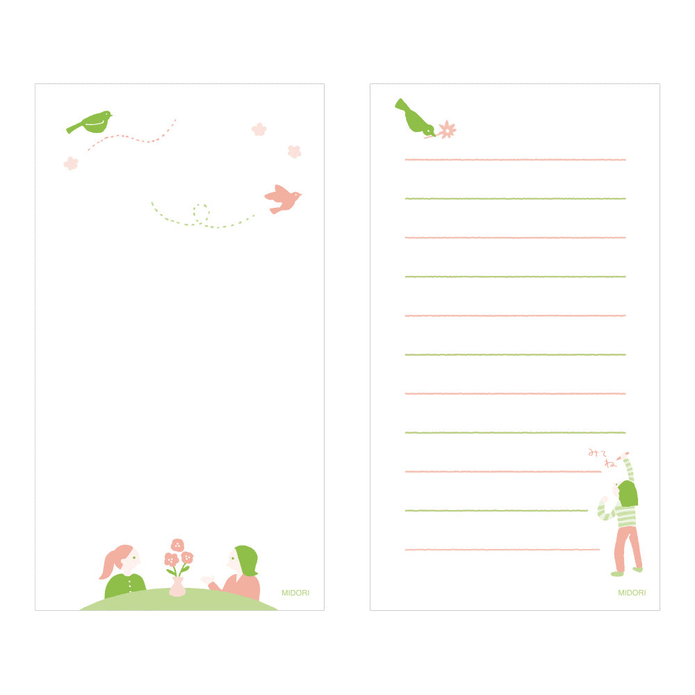 Midori Stand Memo Pad - Vertical