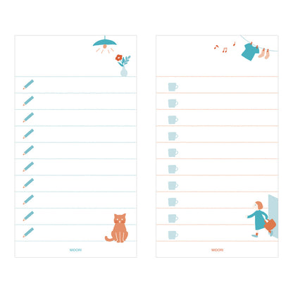 Midori Stand Memo Pad - Vertical