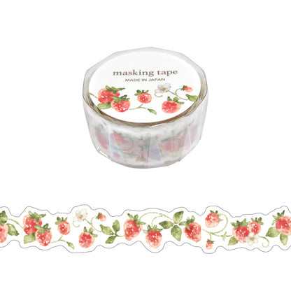 Mind Wave Palette Series Die Cut Masking Tape - Strawberry 18mm